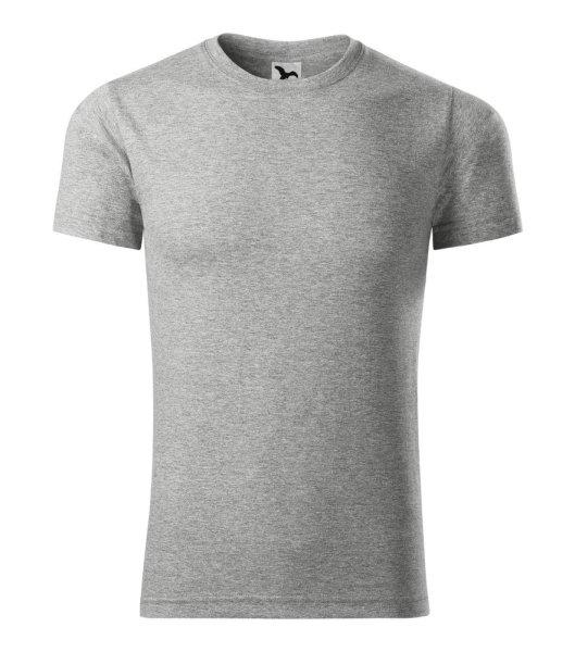 MALFINI Póló Element - Sötétszürke melírozott | 2XL