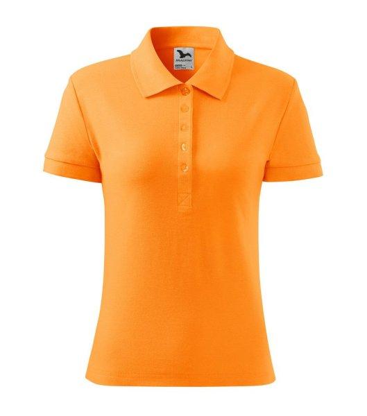 MALFINI Női galléros póló Cotton Heavy - Mandarin narancs | 2XL