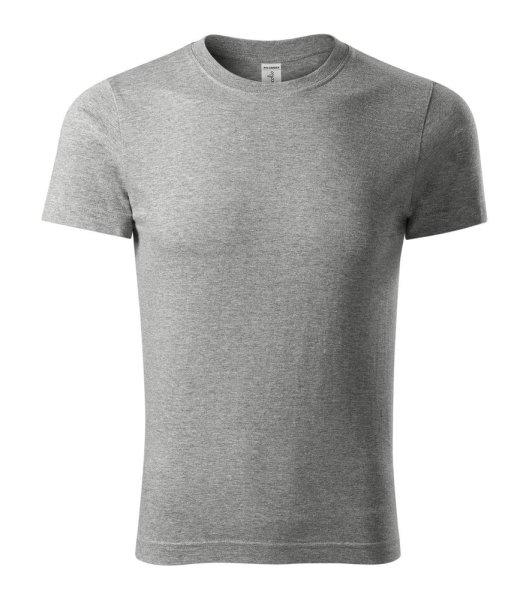 MALFINI Peak Póló - Sötétszürke melírozott | 4XL