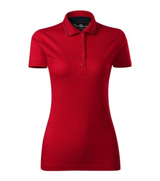 MALFINI Női galléros póló Grand - Élénk piros | 2XL