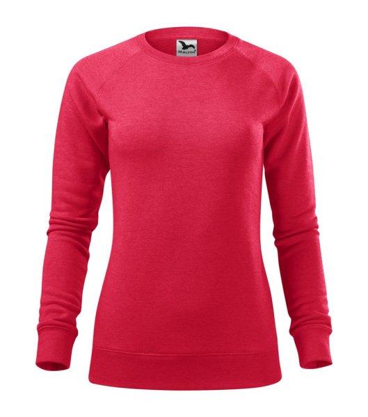 MALFINI Női pulóver Merger - Piros melírozott | 2XL