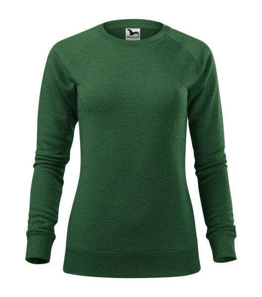 MALFINI Női pulóver Merger - Palackzöld melírozott | 2XL