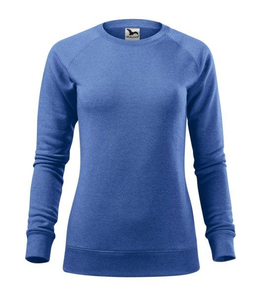 MALFINI Női pulóver Merger - Kék melírozott | 2XL