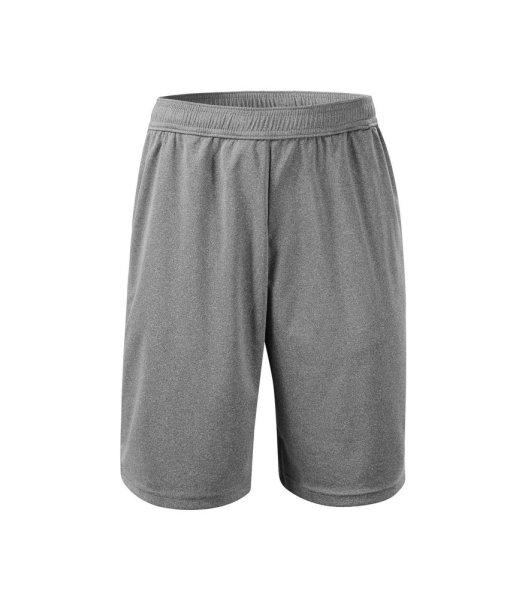 MALFINI Férfi rövidnadrág Miles - Sötétszürke melírozott | 3XL