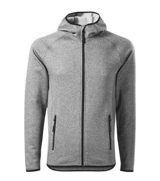 MALFINI Férfi sport pulóver Direct - Sötétszürke melírozott | 3XL