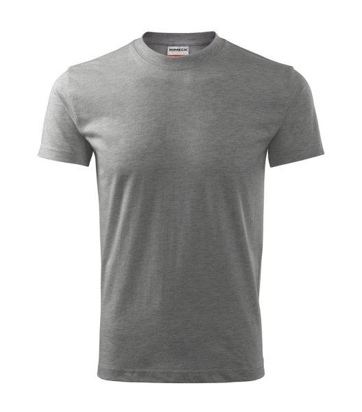 MALFINI Póló Recall - Sötétszürke melírozott | 4XL
