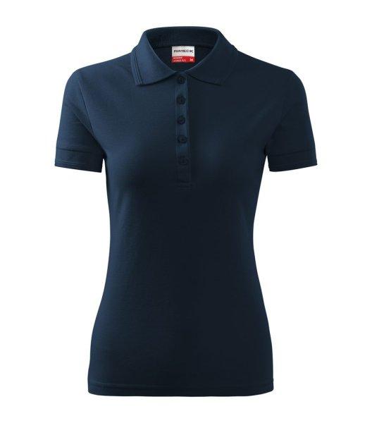 MALFINI Női galléros póló Reserve - Tengerészkék | 2XL