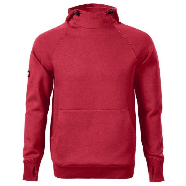 MALFINI Férfi kapucnis pulóver Vertex - Marlboro piros | 4XL