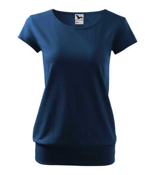 MALFINI City Női póló - Éjféli kék | 2XL