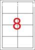 Etikett, univerzlis, 97x67,7 mm, APLI, 800 etikett/csomag