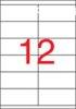 Etikett, univerzlis, 105x48 mm, APLI, 6000 etikett/csomag