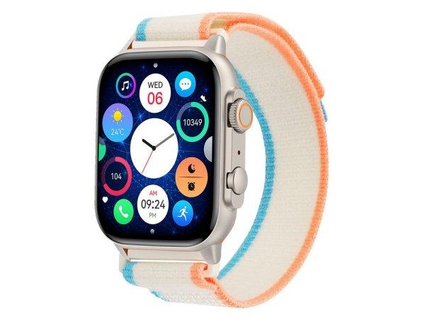 Trevi T-FIT 430 A SILVER - Smartwatch, okosóra AMOLED kijelzővel,
híváskezeléssel és egészségfigyeléssel, ezüst szín
