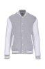 Uniszex vastag patentos pulver, Kariban KA497, Oxford Grey/