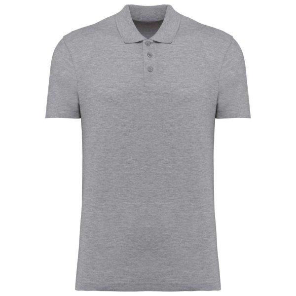 Unisex pamut piké galléros póló Kariban KA295 Oxford Grey-S