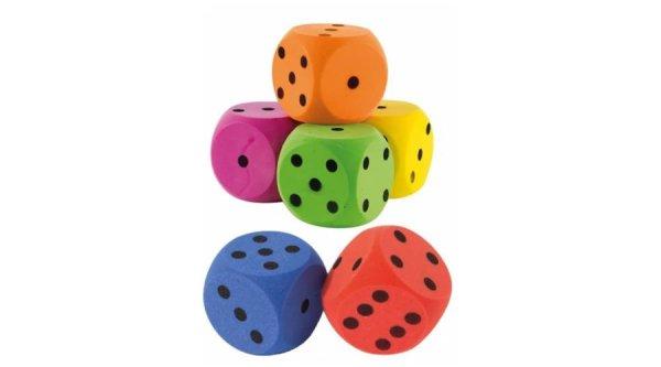 Szivacs dobókocka 15 cm – JOHN