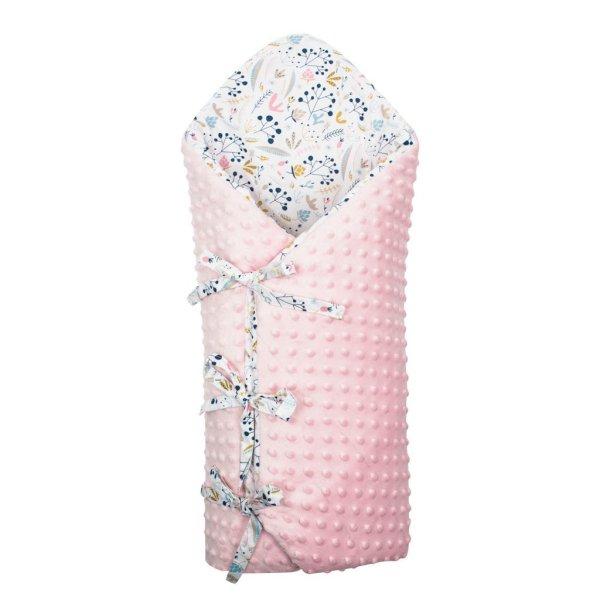 Luxus megkötős pólya Minka New Baby Áfonya 75x75 cm