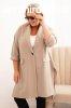 Gombos zrds oversize pelerin, 23159-es modell, fango sz