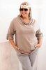 Pamut oversize blz esses nyakkivgssal, 25195-s modell, 