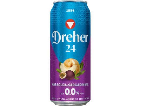 Dreher 24 0,5L 0,0% Maracuja-Sárgadinnye doboz DRS