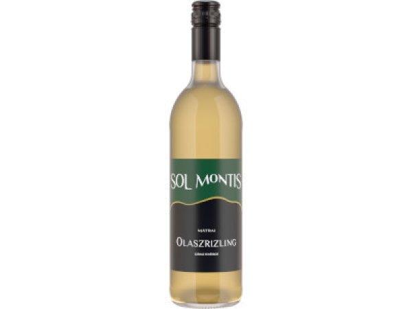 Sol Montis 0,75l Olaszrizling fehér száraz DRS X