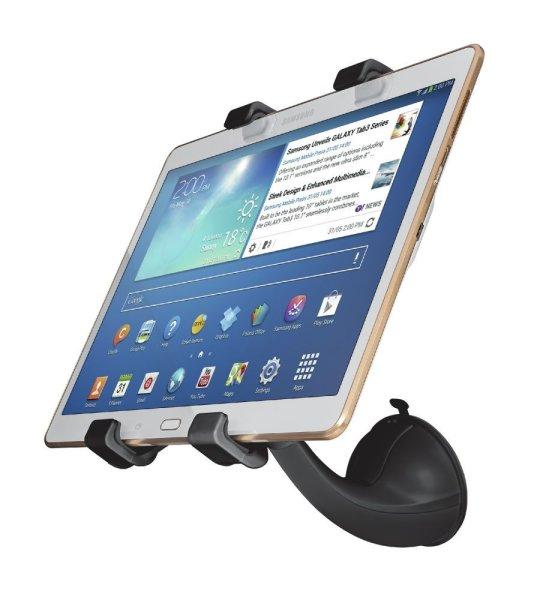 Trust Ziva Suction Cup mount car holder for 7-11" Black