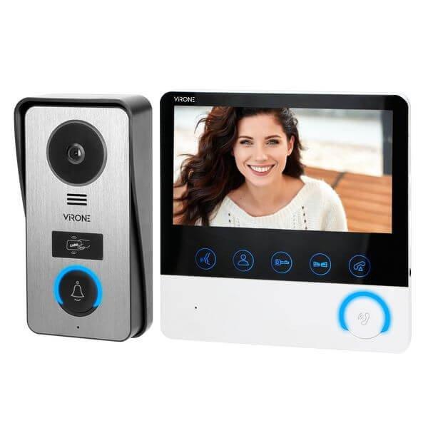 VIRONE VDP-60 videó kaputelefon szett beépített RFID olvasóval
