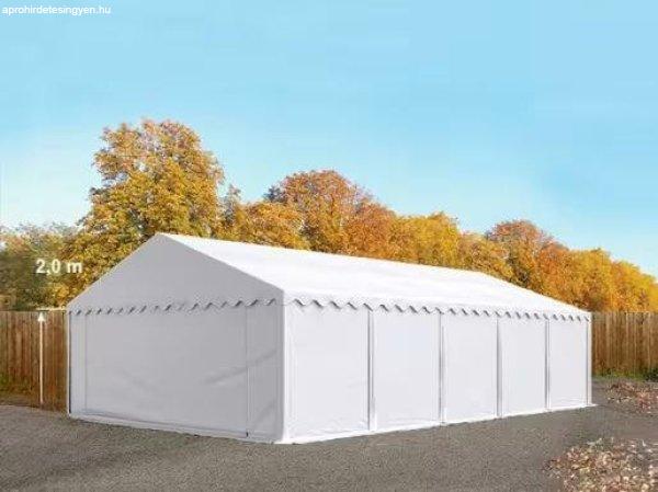 Raktársátor tároló sátor 5x10 m ponyva PVC erősített szerkezettel
padlókerettel