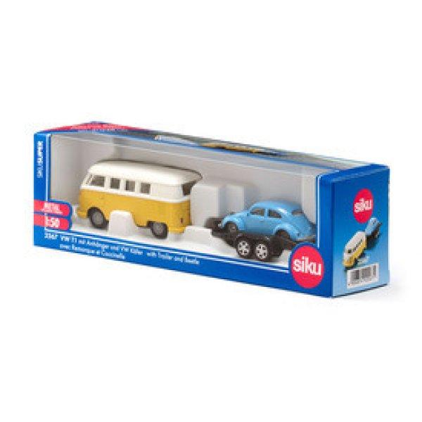 VW T1 utánfutóval