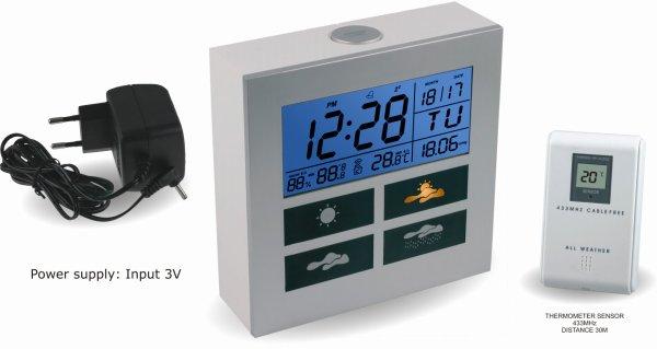 MPM Quality Digitális meteorológiai állomás mobil hőmérséklet
érzékelővel C02.2590.00