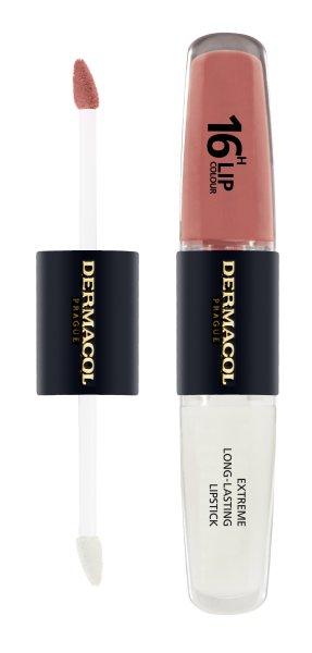 Dermacol Hosszantartó kétfázisú ajakszínező és szájfény 16H Lip Colour
(Extreme Long-Lasting Lipstick) 4 + 4 ml 31
