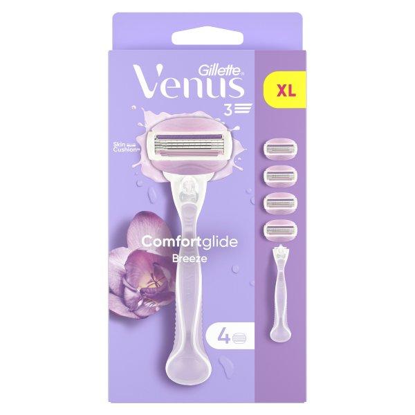 Gillette Borotva Venus Comfortglide Breeze + 4 fej