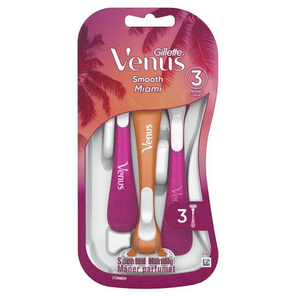Gillette Eldobható borotvák Venus Smooth Miami 3 db