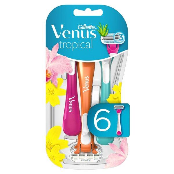 Gillette Eldobható borotva Venus Tropical 6 db