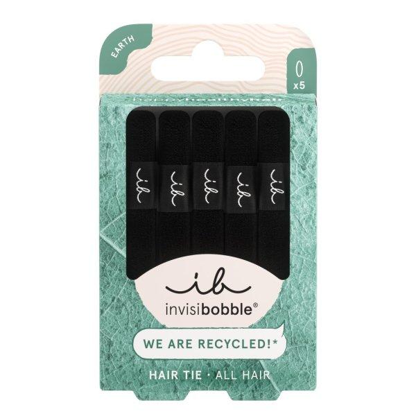 Invisibobble Hajgumi Hair Tie Black 5 db