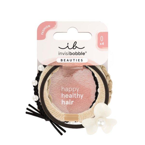 Invisibobble Hajgumi Beauties Flower Pearl 4 db