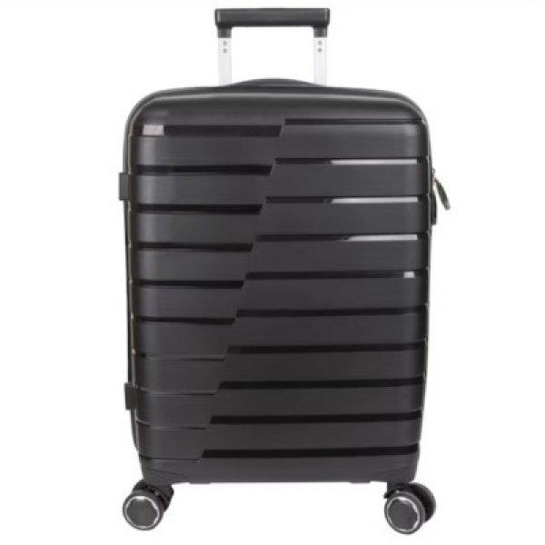 ViaGo fekete XS Ryanair 55x40x20 bőrönd, kabinbőrönd