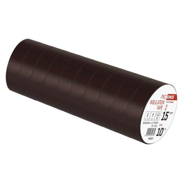 EMOS F61517, Szigetelőszalag 15/10 barna 10db