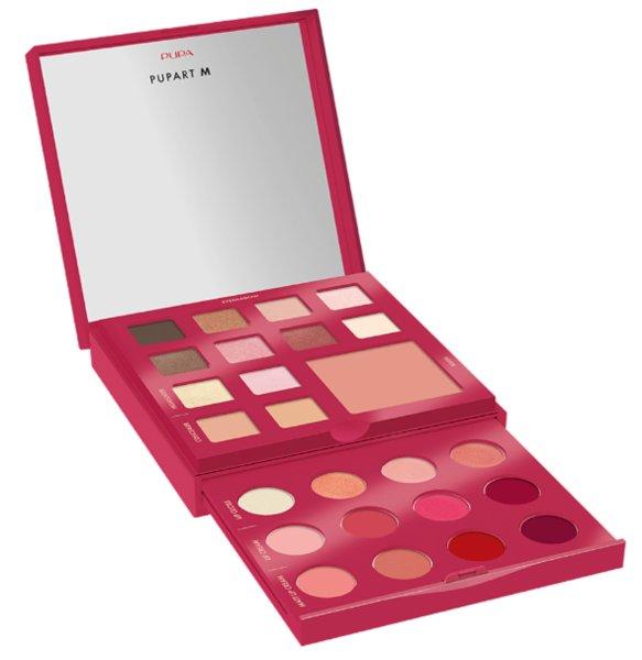 PUPA Milano Arcpaletta Pupart Medium Burgundy (Palette) 18,8 g