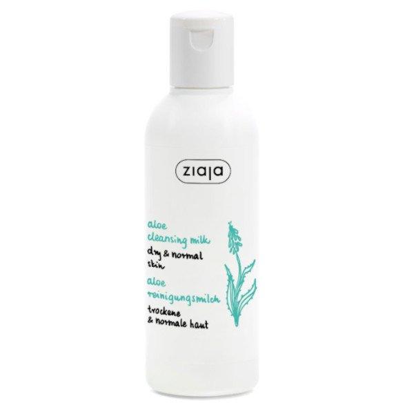 Ziaja Tisztító arctej aloe verával száraz és normál bőrre (Aloe Cleansing
Milk) 200 ml