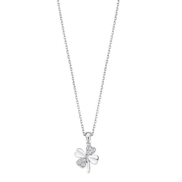 Lotus Silver Gyengéd ezüst nyaklánc színtiszta cirkónium kövekkel
négylevelű lóhere LP3108-1/1