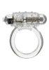 Seven Creations Cockring silicon vibrating clear