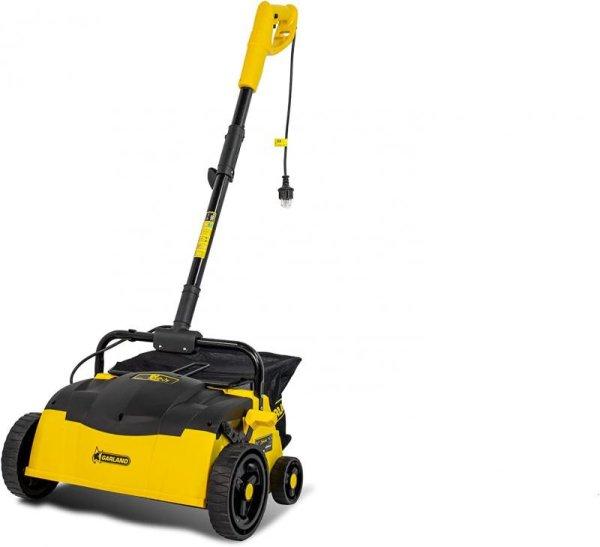 Műfűseprű– 1 400 W teljesítmény, hálózati működés, 32 cm
munkaszélesség, forgatható karos fogantyú, 25 literes gyűjtőzsák.