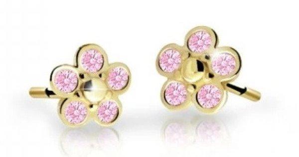 Cutie Jewellery Sárga arany virágos fülbevaló gyerekeknek C2744-30-X-1
rózsaszín