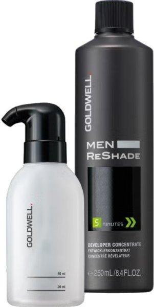 Goldwell Ősz hajtonizáló készlet férfiaknak Goldwell (Men ReShade Developer
Concentrate & Applicator Set) 250 ml
