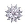 Troli Csillog virg bross Silver
