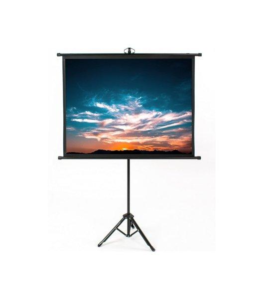 Medium tripod vetítővászon, 203 x 203 cm, 1:1