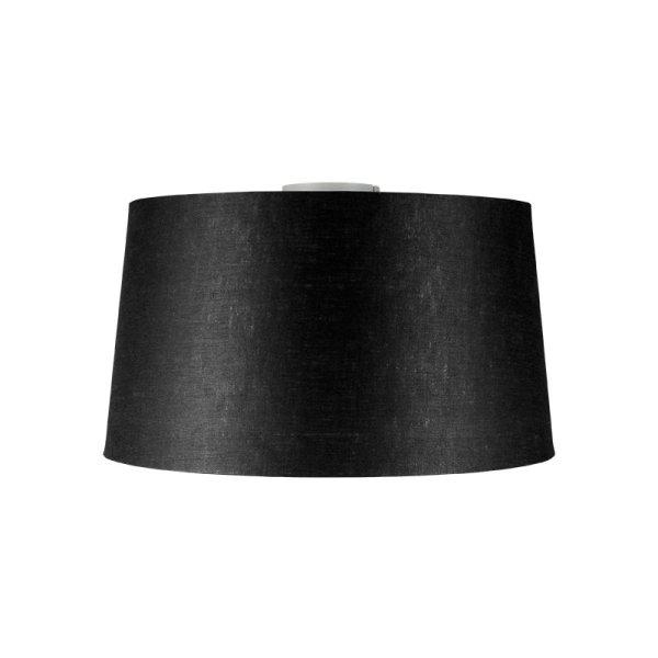 Modern mennyezeti lámpa matt fehérrel és fekete búrával 45 cm - Combi