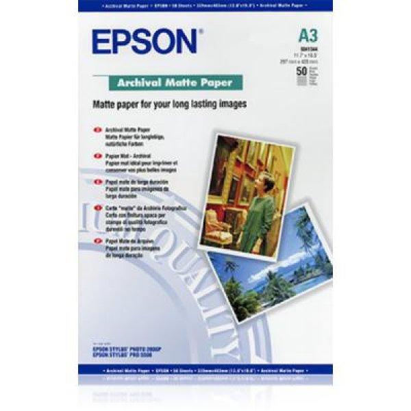 Epson A3 Archival Matt Fotópapír 50Lap 192g (Eredeti)