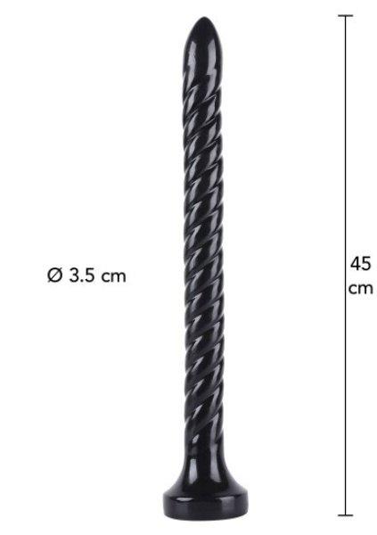Hidden Desire Extreme Anal Serpent XXXL 45cm Black