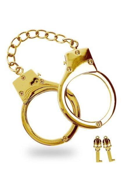Taboom Luxury BDSM Handcuffs Gold Plated